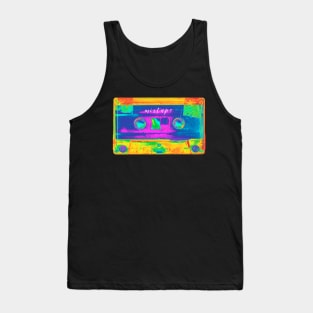 Music Mixtape Neon Tank Top